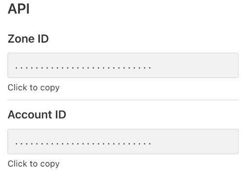 CloudFlare account ID