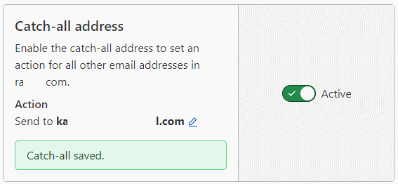 Cloudflare Email Routing catch-all