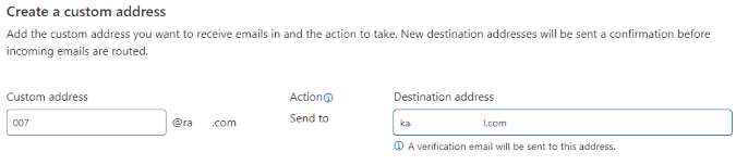 Cloudflare Email Routing verification