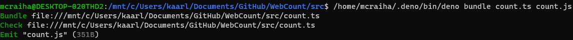 Deno bundle