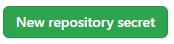 GitHub new repository secret