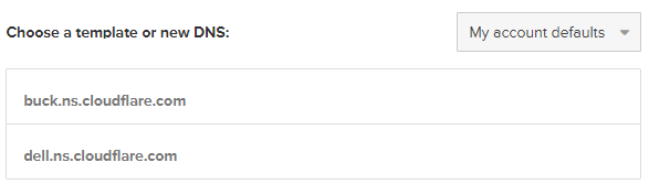 Uniregistry NS -asetukset